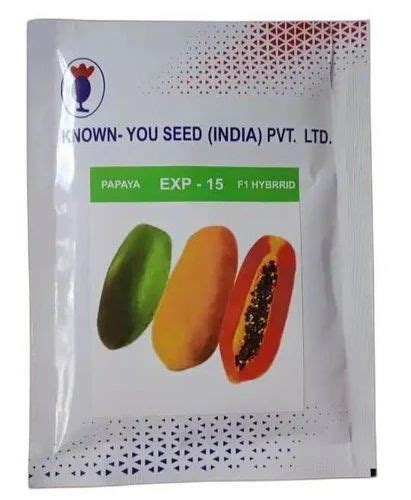 Hybrid Purity Number Papaya Seeds Packaging Type Packet