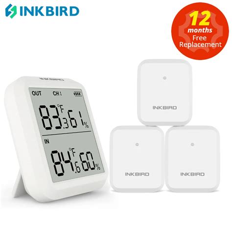 INKBIRD Term Metro Digital Inal Mbrico Para Interiores Y Exteriores