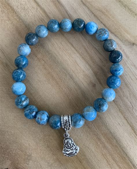 Bracelet En Apatite Bleue Le Pouvoir De La Nature