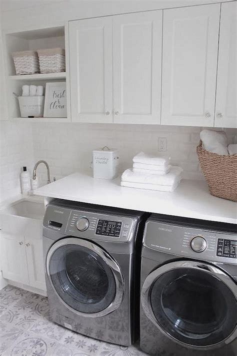 27 Best Laundry Room Shelf Ideas With Hanging Rod For Small Space