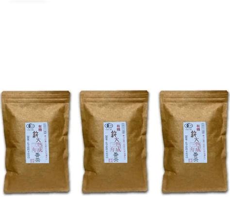 Amazon 宮崎茶房 有機熟成三年番茶 100g ×3個セット 有機jas認定 無農薬 薪火仕上げ 緑茶 番茶 ノーブランド品