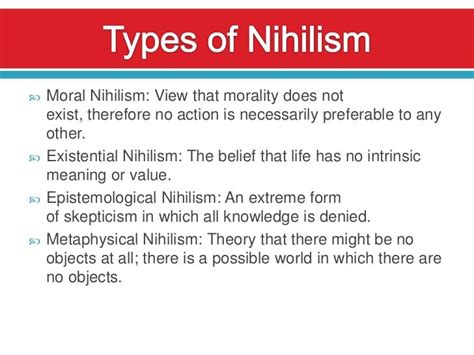 Nihilism Presentation Philosophy Theories Nihilism Philosophy Quotes