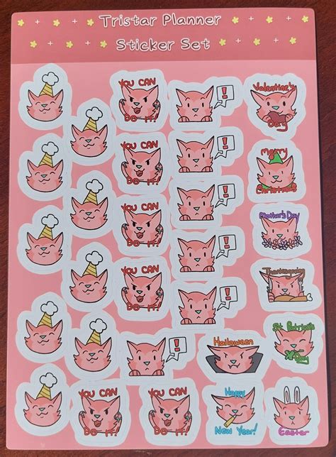 Custom Kiss Cut Stickers Sheets (ISO paper sizes) – VOGRACE