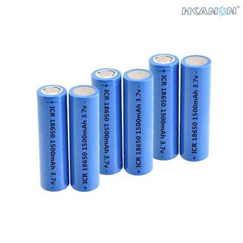 Cell Size 18 65mm 3 7V Icr18650 1500mAh Lithium Li Ion Rechargeable Battery