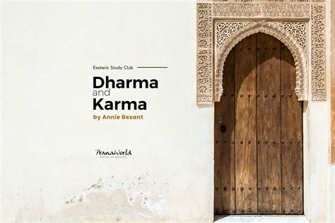 Dharma and Karma - Prana World