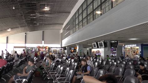 Waiting Area And Shops At The Departures Of Krabi International Airport