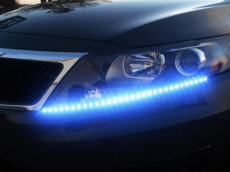 Auto Accessories Headlight Bulbs Car Gifts Blue Cm Flexible Led