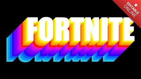 Fortnite Vintage Retro D Tekst Effect Generator