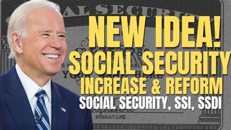 Social Security Increase And Reform Plan That May Actually Work