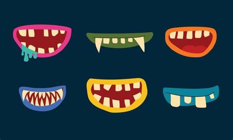 Monster Teeth Vector Art, Icons, and Graphics for Free Download