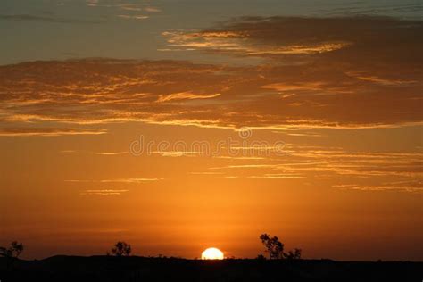 Australian outback sunset. An image of the Australian Outback landscape ...