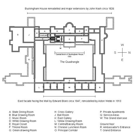 Buckingham Palace Floor Plan