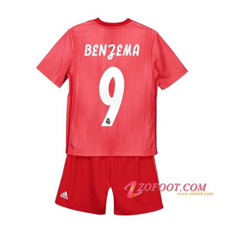 Site Fiable Nouveau Ensemble Maillot Short Real Madrid Benzema