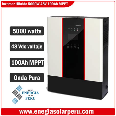 Felicity Solar 5000VA 48V 100ah Mppt Paneles Solares Perú