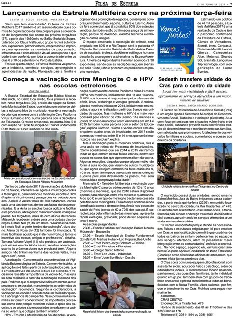 Blog do Airton Notícias de Estrela RS Jornal Folha de Estrela 22