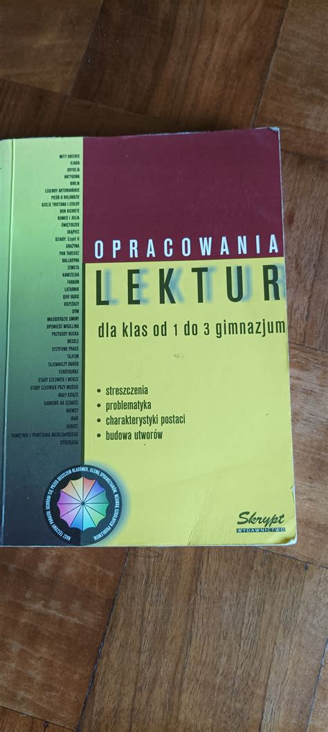 Opracowania Lektur Dla Klas Od Do Gimnazjum E Lech S Tarkowski