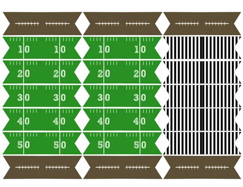 Football Cupcake Toppers Free Printable - Paper Trail Design