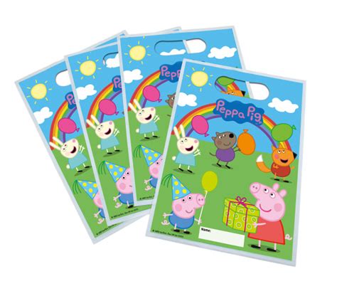 Sacchetti Arcobaleno Peppa Pig Partyshop It