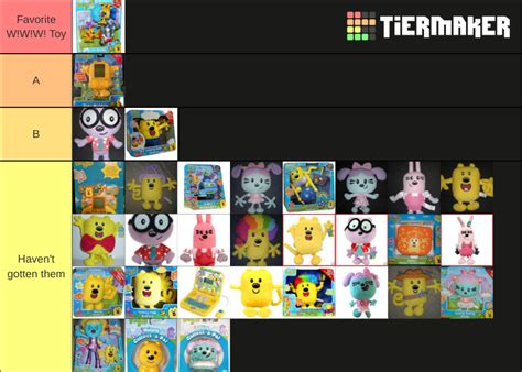 Wow! Wow! Wubbzy! Toys Tier List (Community Rankings) - TierMaker