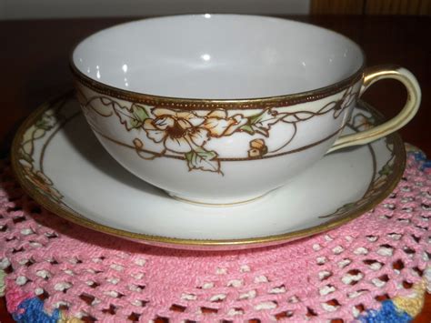 Hand Painted Nippon Era Tea Cup By Hauntedhousecurios On Etsy