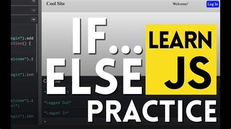 Ifelse Statements Javascript Practice Youtube