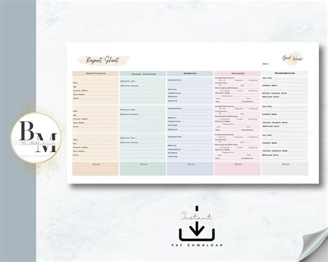 Nursing Shift Change Made Easy Nursing Report Sheet Beautiful Nursing