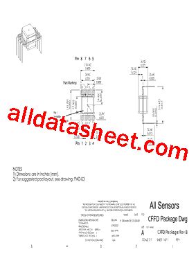 CFFD Datasheet(PDF) - All Sensors Corporation
