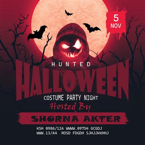 Halloween Party Flyer Design :: Behance