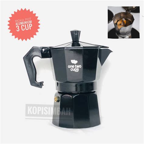 Jual Mokapot Cups Black Espresso Coffee Maker Mocapot Alat Seduh Kopi