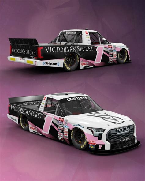 Toni Breidinger Making Nascar Truck Debut Victoria S Secret Ride