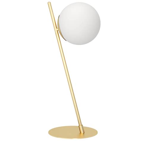 Eglo Rondo 4 Gold And Opal Table Lamp Wilko