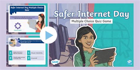 KS2 Safer Internet Day Multiple Choice Quiz Teacher Made