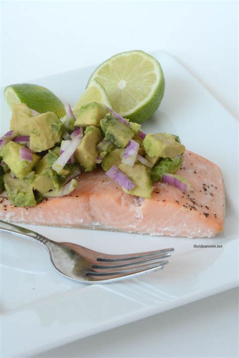 Grilled Salmon With Avocado Salsa The Idea Room