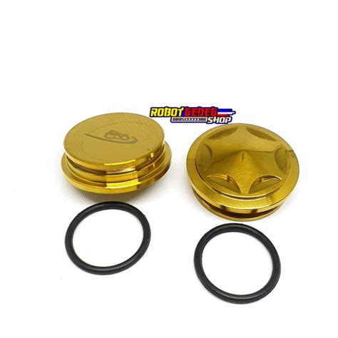 Jual Tutup As Shock Depan Stainless Gold Shock Ninja R Ninja SS Shock