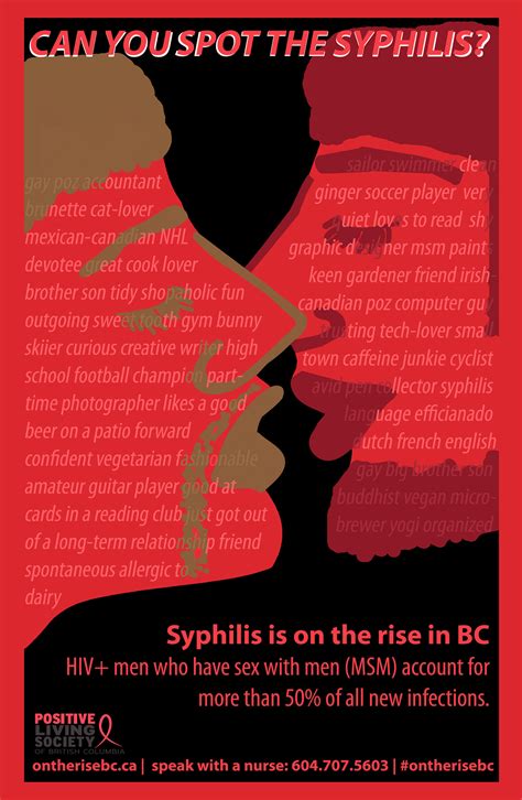 Launch Of On The Rise Bc Syphilis Awareness Campaign Pan