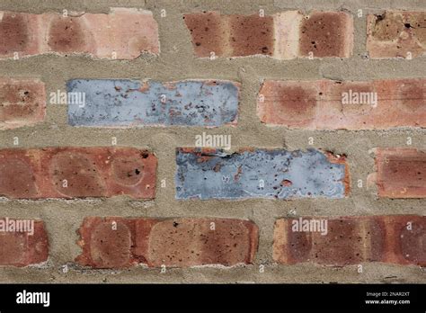 A Common Typical Brick Wall With Layers Of Bricks Stock Photo Alamy