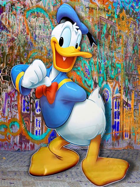 Donald Duck Disney 2 3 Malerei Von Tony Rubino Artmajeur