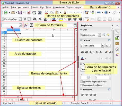 Entorno De Trabajo Creaci N De Documentos De Libreoffice Calc