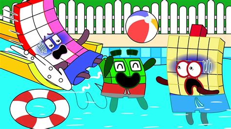 Oh No! Watch Out Behind You NB 4! Numberblocks Fanmade Coloring Story ...