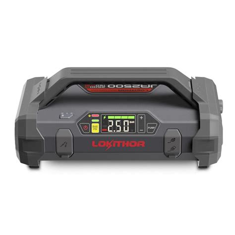 Ja Lokithor V A Lifepo Jump Starter With Psi Air Inflator