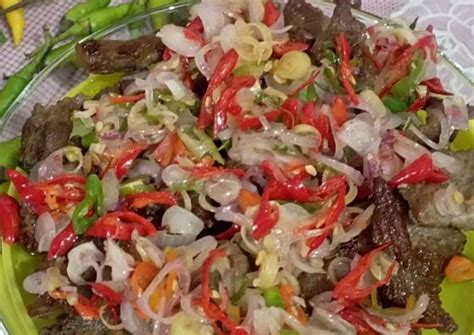 Resep Sei Sapi Sambal Matah Oleh Vheeee Cookpad