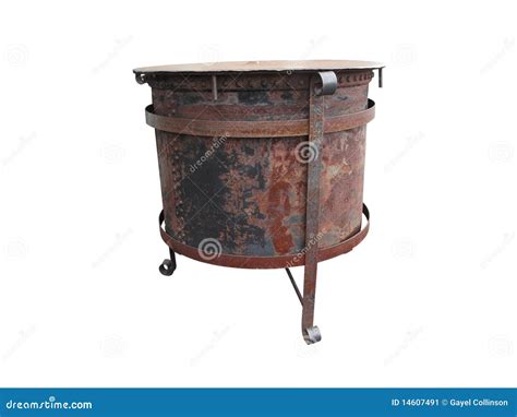 Whale blubber boiler stock image. Image of rusty, cooker - 14607491