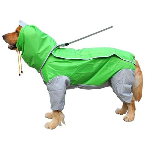 Pet Small Large Dog Raincoat Waterproof Clothes For Jumpsuit Rain Coat