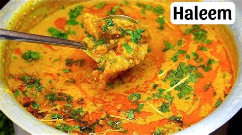 Authentic Haleem Recipe Healthy Delicious Eid Ramzan Special Delhi