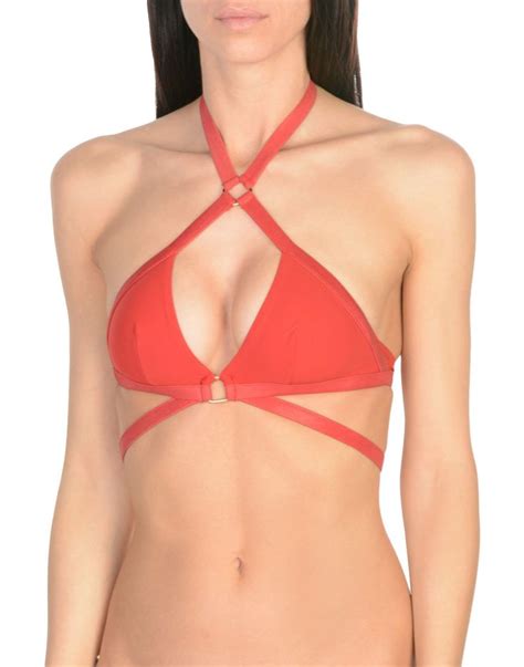 Agent Provocateur Bikini Tops In Red Modesens Bikinis Agent