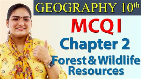 Mcq I Chapter 2 Forest And Wildlife Resources Geography Sst Class