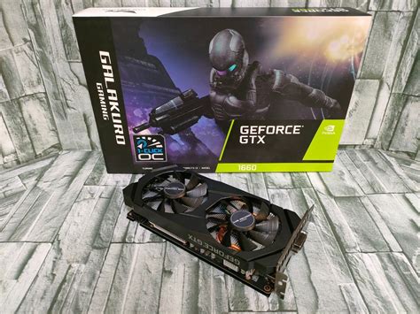 【やや傷や汚れあり】nvidia 玄人志向 Geforce Gtx1660 6gb Galakuro Gaming Oc 【グラフィックボード