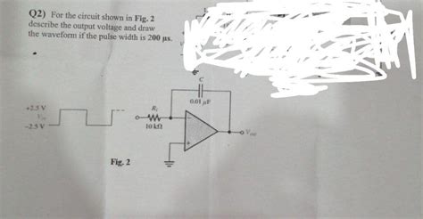 Answered Q2 For The Circuit Shown In Fig 2 Bartleby