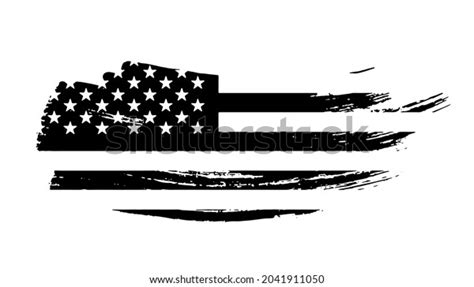 Usa Flag Distressed American Flag Splash Stock Vector Royalty Free