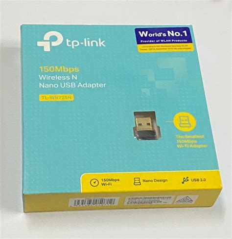 TP LINK TL WN725N 150Mbps WIRELESS NANO USB ADAPTER Computers Tech